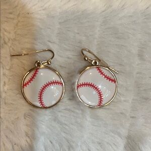 Baseball Earrings